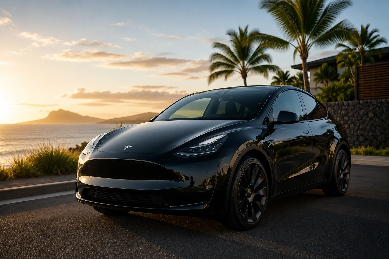 Tesla mobile detailing Oahu Hawaii